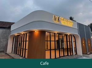 fasilitas cafe di granada student house serang