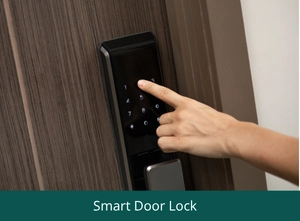 fasilitas smart door lock di granada student house serang
